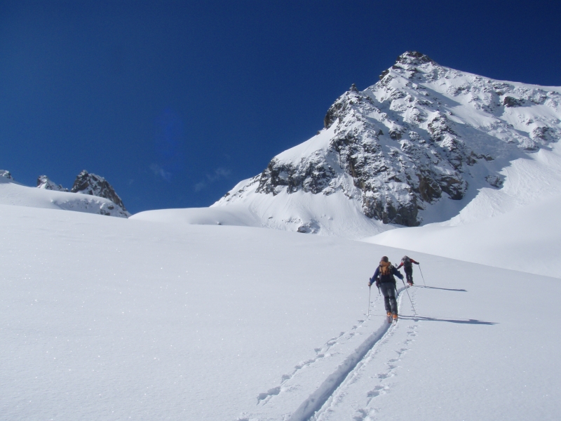 2013 ski de randonnee dans le Mercantour cime Agnel