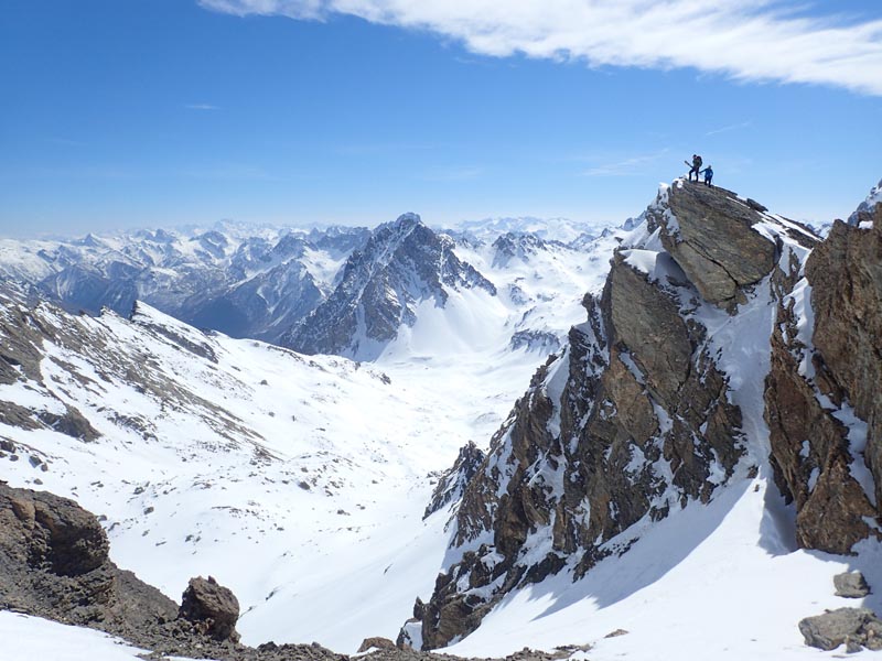 Traversée des Alpes a ski de rando partie 1
