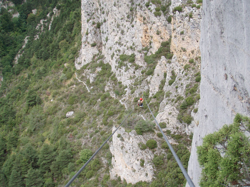 La deuxième tyrolienne