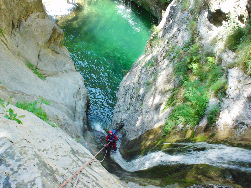 Un des plus beaux rappels de la descente