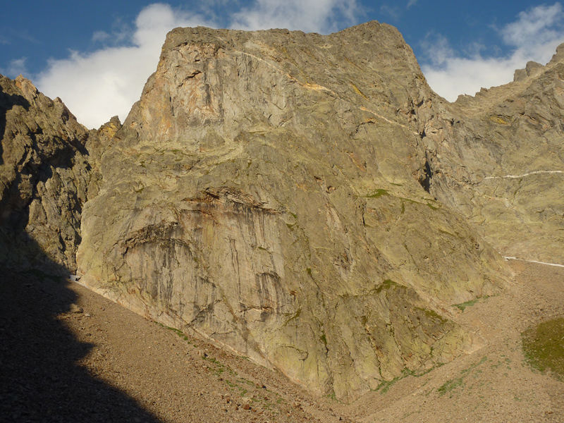 La face sud-ouest du Corno Stella