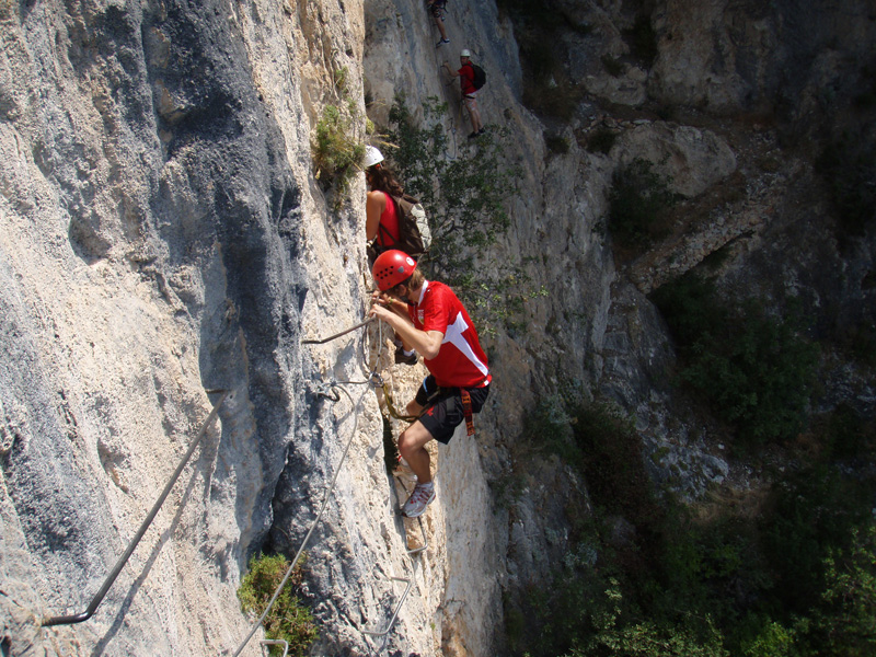 La redescente vers la grotte