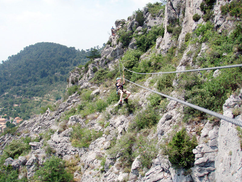 La tyrolienne de la fin