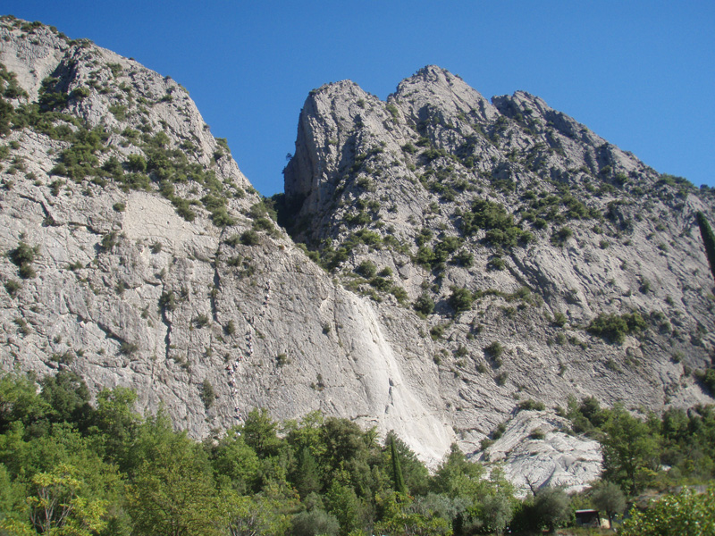 Via ferrata de Puget-Théniers départ