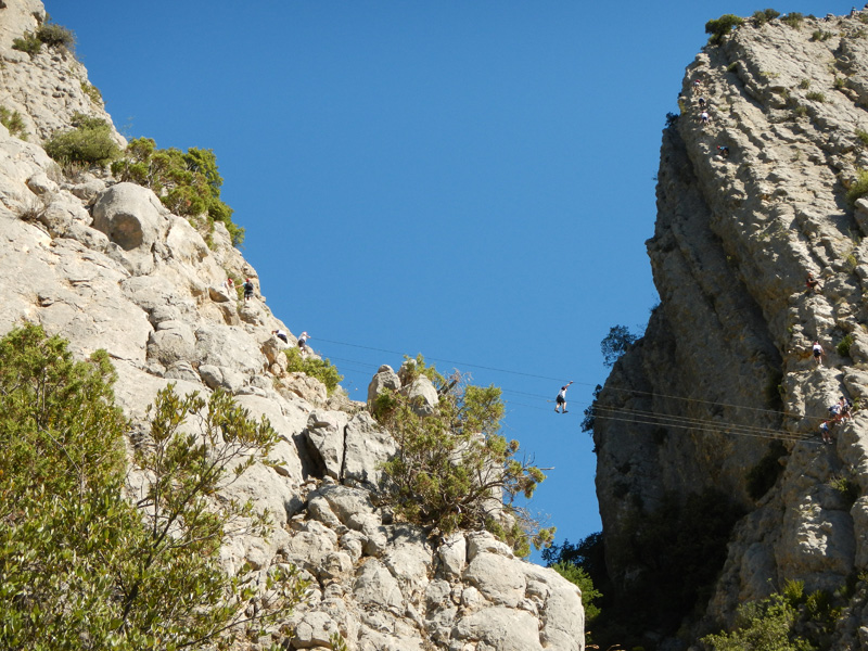 Via ferrata de Puget-Theniers