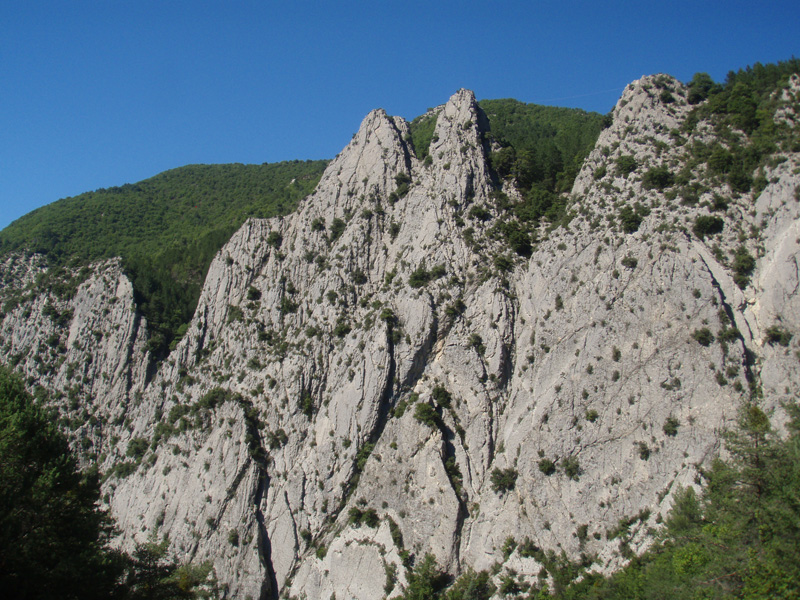 Vue gobale de la via ferrata