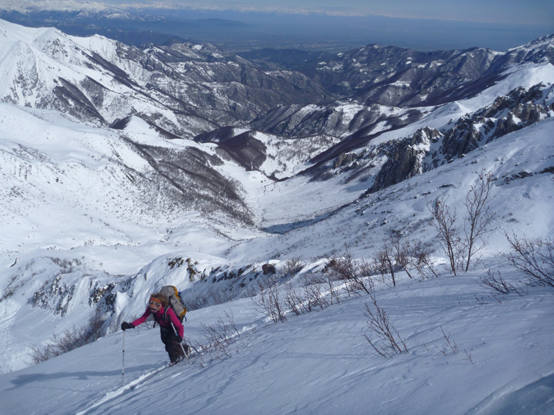 Ski de randonnée Monte Creusa avril 2012