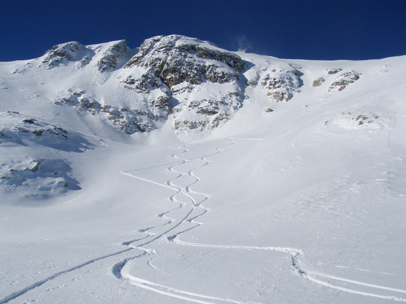 ski de randonnée roche de l abysse mercantour