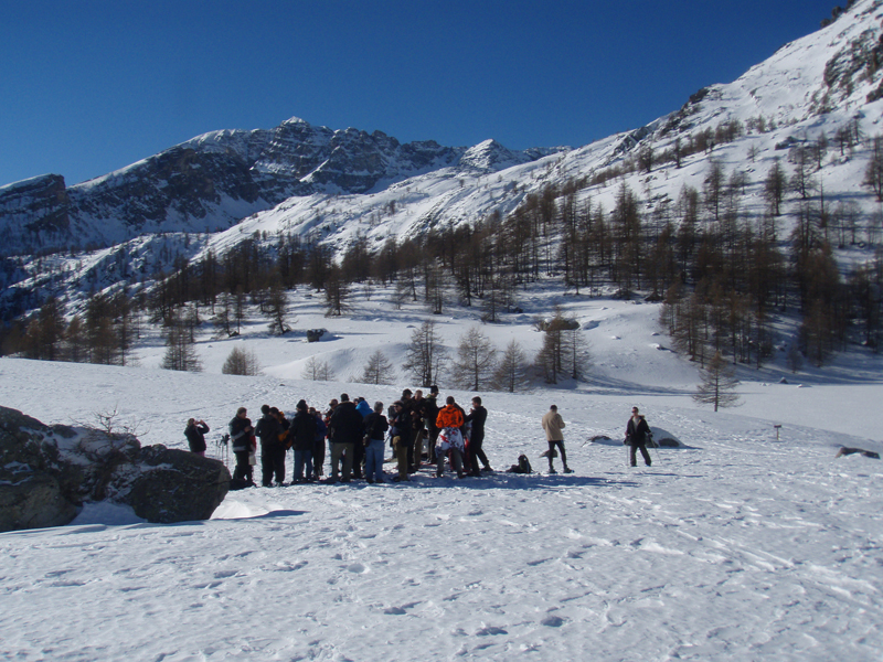 Randonnée en raquettes au lac des Grenouilles